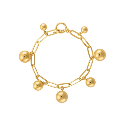 Multi Ball & Link Bracelet - Josefina Jewels