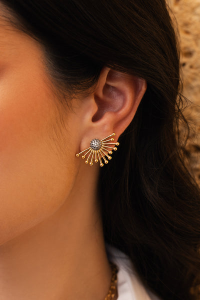 Natalia Fan Earrings - Josefina Jewels