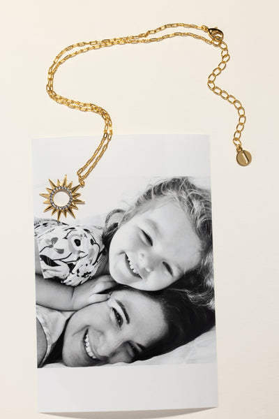Laura Sun Short Necklace - Josefina Jewels