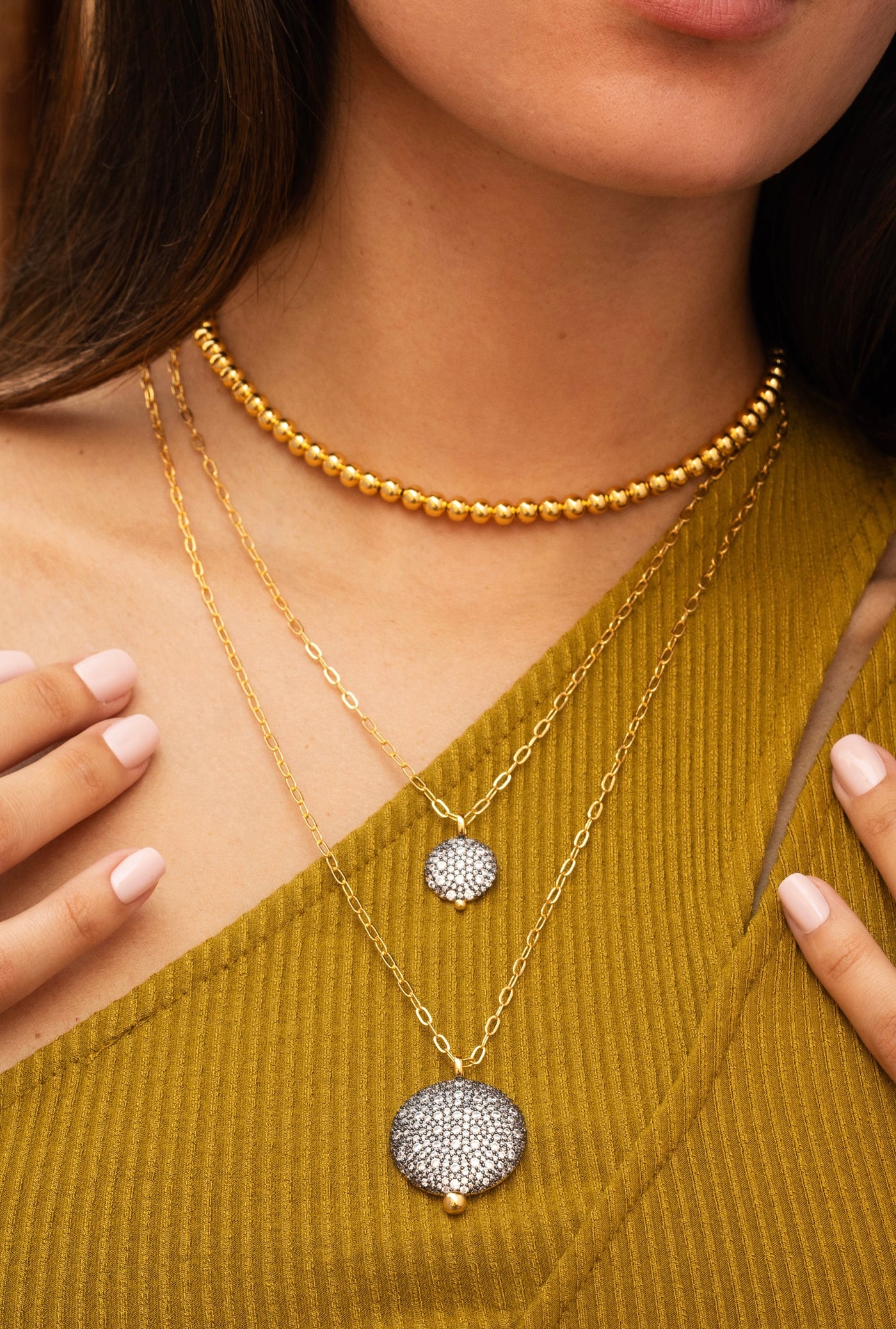 Golden Necklace - Josefina Jewels
