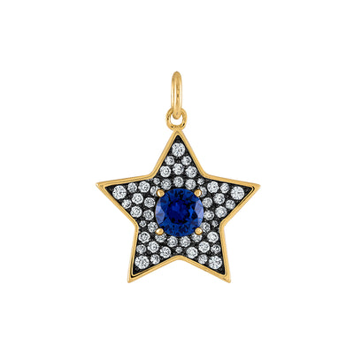 Colorful Star Large Pendant - Josefina Jewels