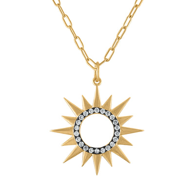 Laura Sun Short Necklace - Josefina Jewels
