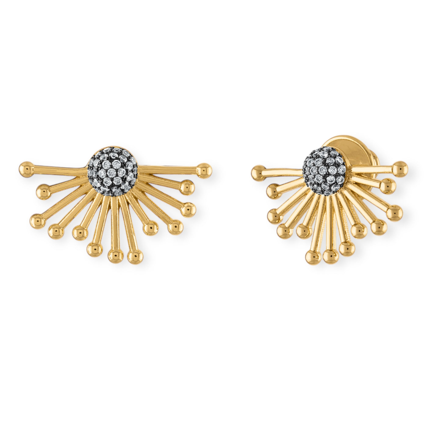 Natalia Fan Earrings - Josefina Jewels